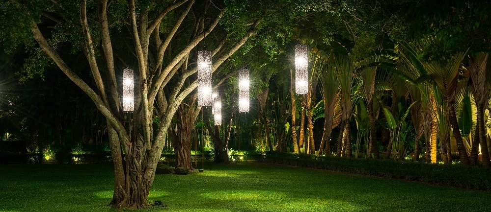 oświetlenie ogrodu